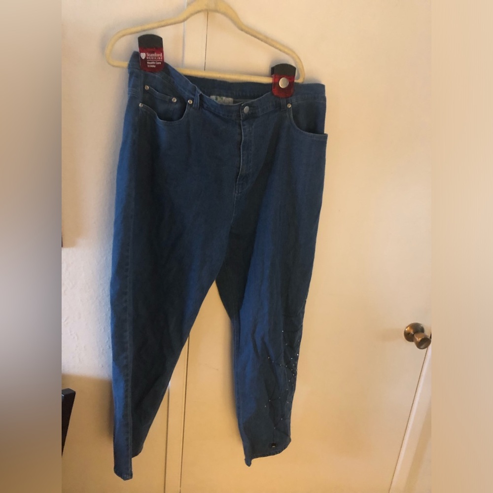 🎃Quacker Factory Spider Web Jeans- 133A $50 or $45 w/offer